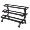 Taurus Halterrek Met 3 Niveaus - Fitshop -Fitnessapparatuur taurus dumbbell rack rk2215y 01 600