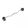 Taurus CPU Curl Barbell 10 Kg - Fitshop -Fitnessapparatuur taurus fixed cpu barbell curved 600