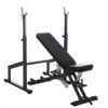Taurus Halterbank B900 Incl. Lange Halterrek - Fitshop -Fitnessapparatuur taurus hantelbank b900 hantelrack deluxe set 01 600